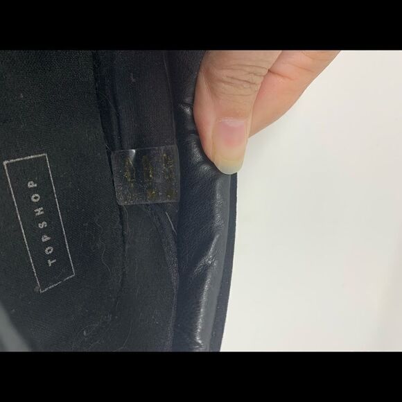 Topshop Black Suede Slip on sneakers size 6 (39) - Picture 7 of 10